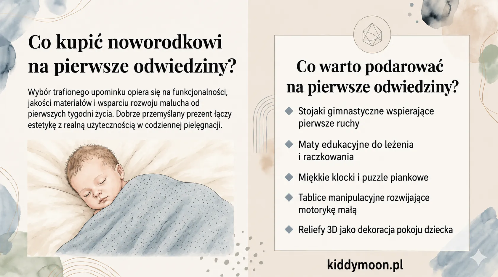 Co kupić noworodkowi na pierwsze odwiedziny?