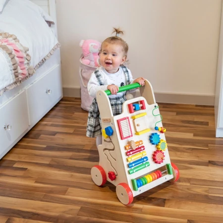 KiddyMoon Chodzik WK-002 Zabawka edukacyjna, wielokolorowy