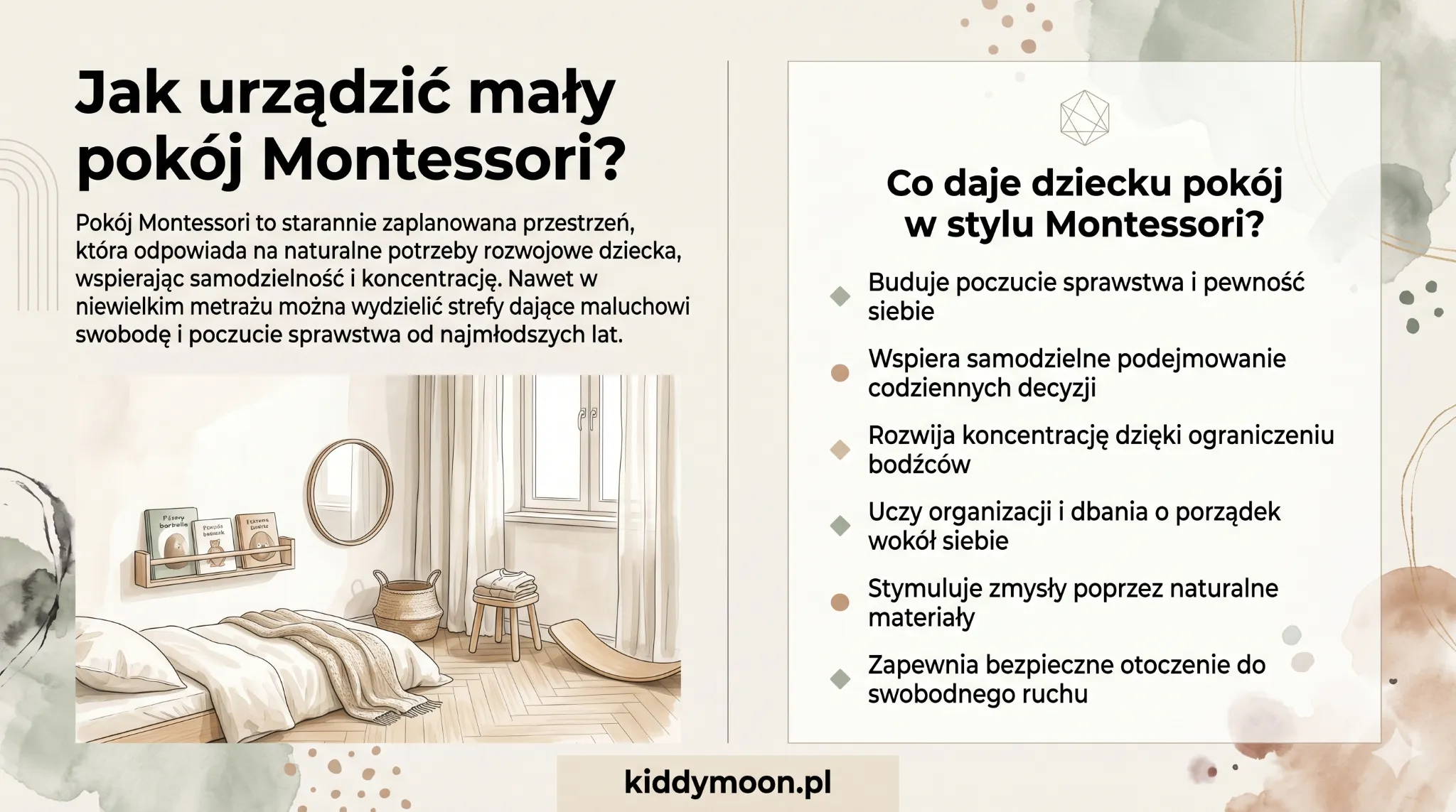 Jak urządzić mały pokój Montessori?