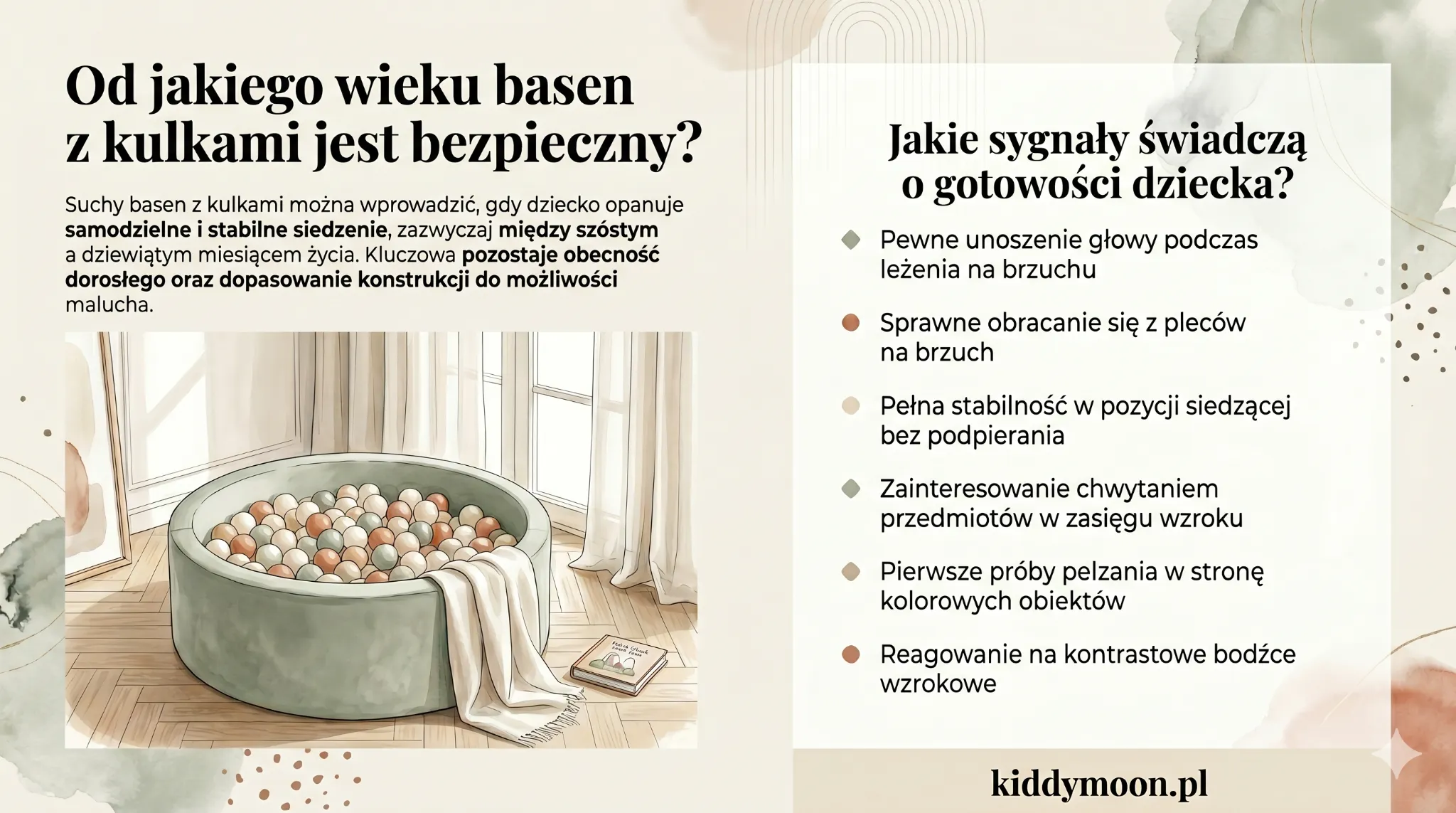 Od jakiego wieku basen z kulkami jest bezpieczny?