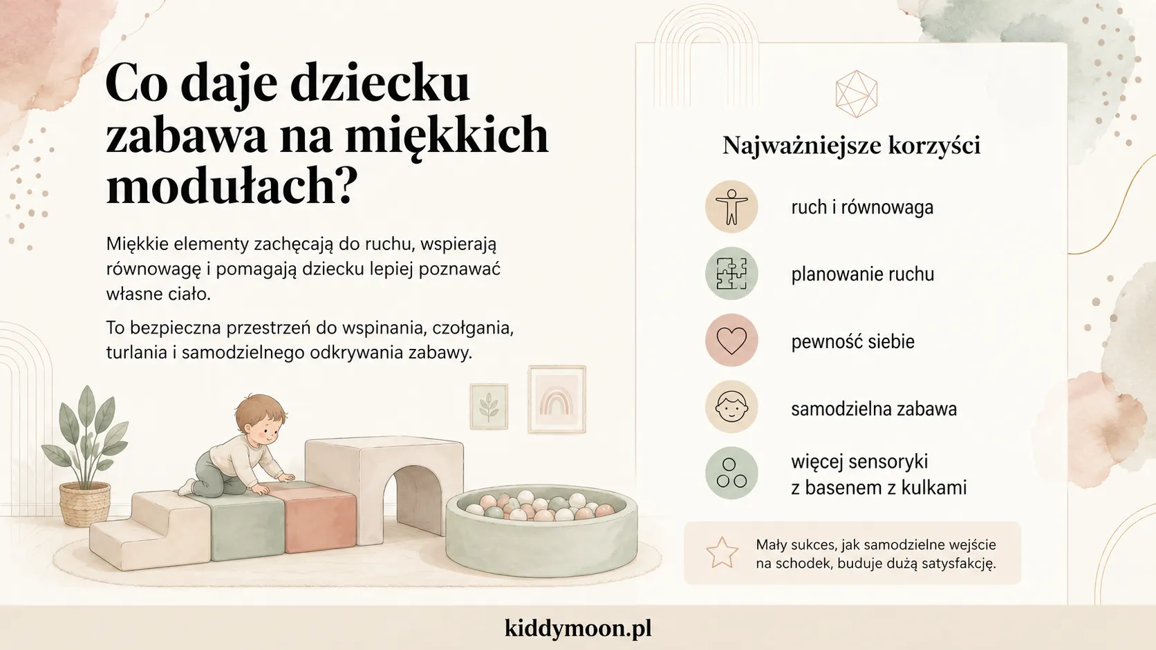 Co daje dziecku zabawa na miękkich modułach?