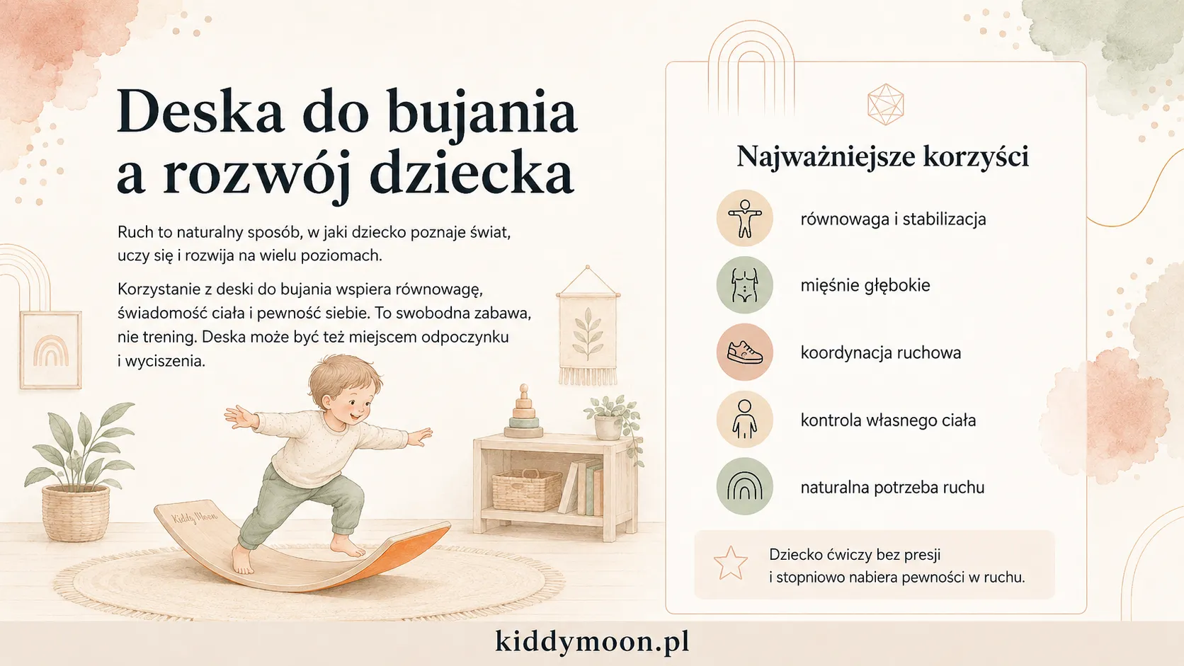 Deska do bujania a rozwój dziecka