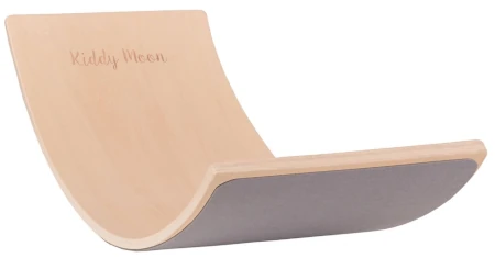 KiddyMoon Deska balansująca BB-002 Zabawka sportowa, natural