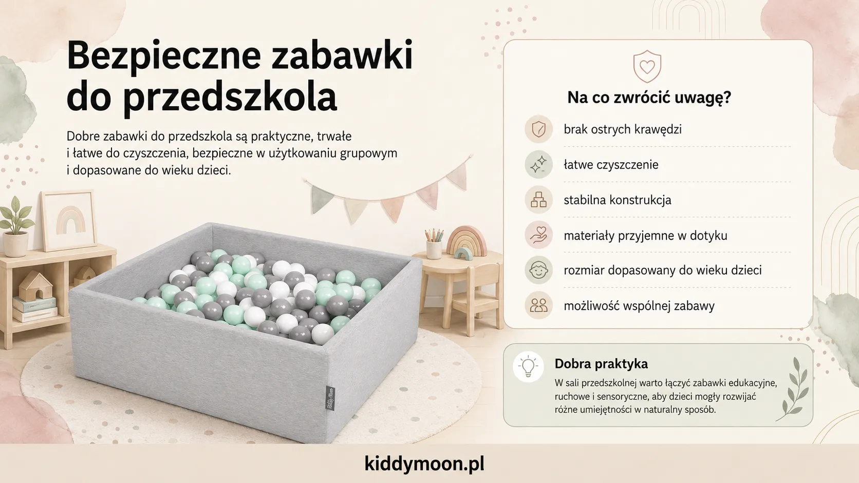 Bezpieczne zabawki do przedszkola
