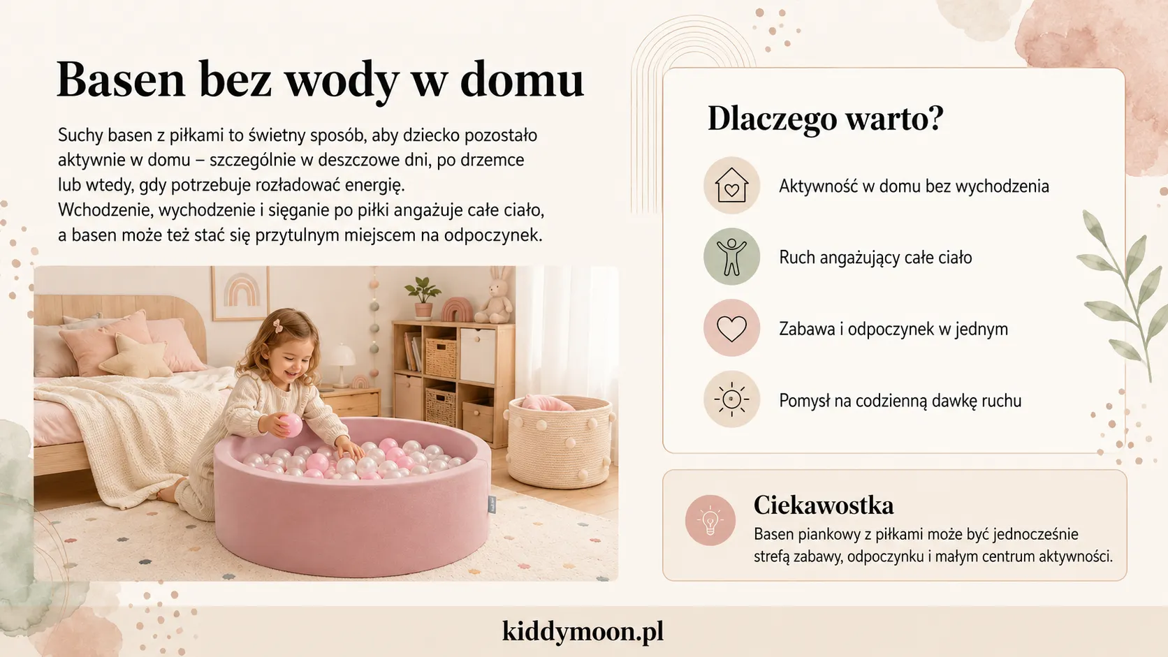Basen bez wody w domu