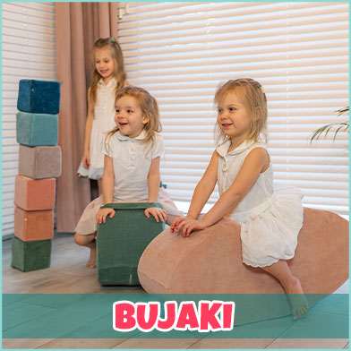 Drewniane bujaki i piankowe skoczki - idealne zabawki dla dzieci!