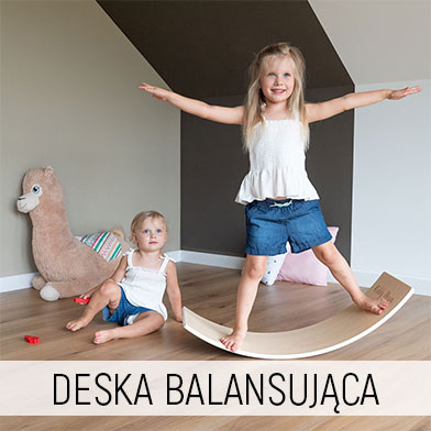 Deska balansująca - doskonała równoważnia do kreatywnej zabawy i rozwijania umiejętności! 