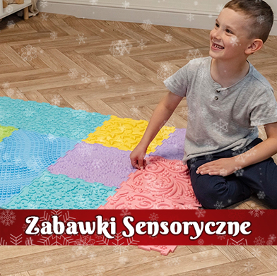 Zabawki Sensoryczne - Miękkie maty, dmuchane bujaki oraz piankowe place zabaw