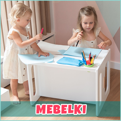 Mebelki - Odpowiednio dobrane meble dla dzieci są kluczowe w tworzeniu bezpiecznego, radosnego i inspirującego pokoju dla dziecka.
