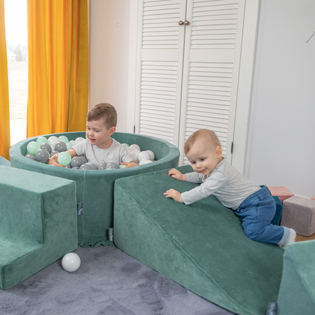 KiddyMoon Piankowy plac zabaw VELVET PPZV-221 Zabawka plac zabaw, zieleń lasu