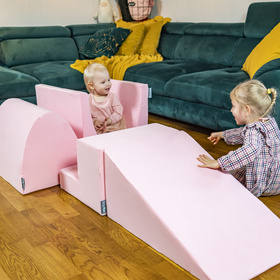 KiddyMoon Piankowy plac zabaw PPZ-221 Zabawka plac zabaw, różowy