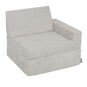 KiddyMoon Fotel KFM-700 Mebel piankowy, szary jasny