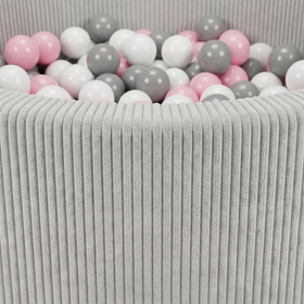 KiddyMoon ANAFI basen piankowy z piłeczkami 7 cm