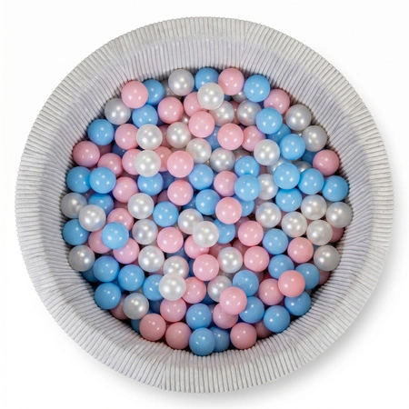 KiddyMoon ANAFI basen piankowy z piłeczkami 7 cm
