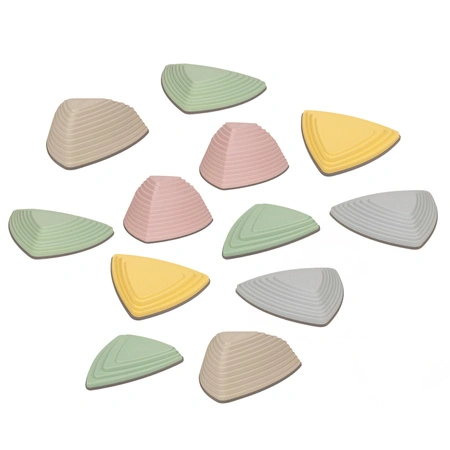 KiddyMoon Kamienie balansujące RS-001 Zabawka sportowa, multicolor