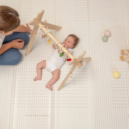 KiddyMoon FM-001 Zabawka mata, stripes