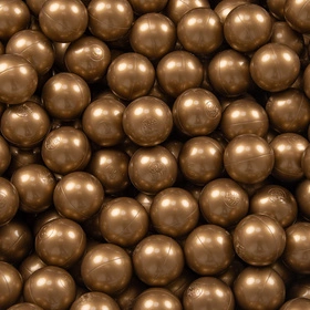 KiddyMoon Plastikowe piłeczki 7cm Zabawka zestaw kulek, złoty