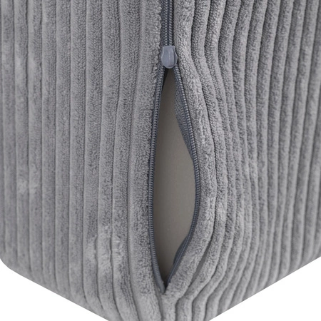 KiddyMoon MATERAC z poduszką KMMP-1650 Mebel piankowy, ciemnoszary