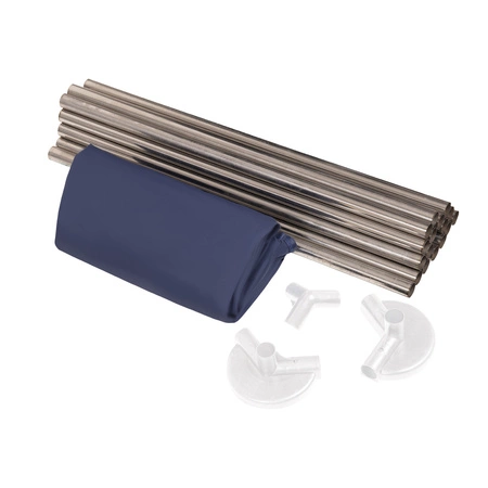 Sześciokąt składany KS-100X z piłeczkami 6cm Zabawka kojec, niebieski: perła-szary-transparent-babyblue-mięta