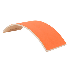KiddyMoon Deska balansująca BB-002 Zabawka sportowa, natural/orange felt