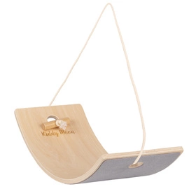 KiddyMoon Deska balansująca BB-004 Zabawka sportowa, natural
