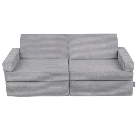 KiddyMoon Kanapa KKM-1400 Mebel piankowy, ciemnoszary