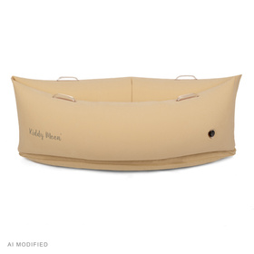 KiddyMoon IP-001 Dmuchana łódka Zabawka sensoryczna, beżowy