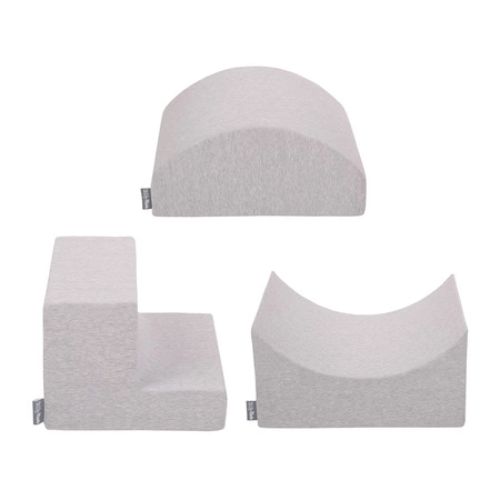 KiddyMoon Piankowy plac zabaw PPZ-223 Zabawka plac zabaw, jasnoszary