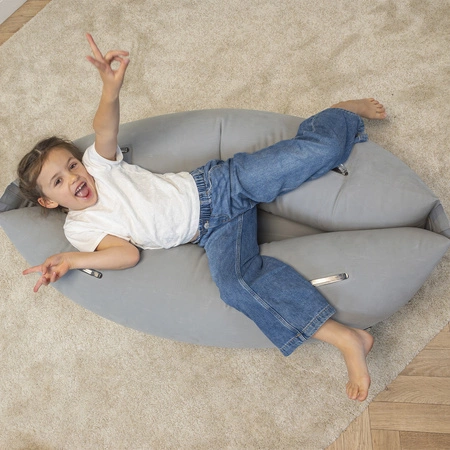 KiddyMoon IP-001 Dmuchana łódka Zabawka sensoryczna, szary