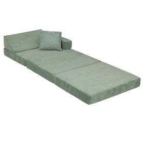 KiddyMoon FOTEL z poduszką KFMP-700 Mebel piankowy, zielony