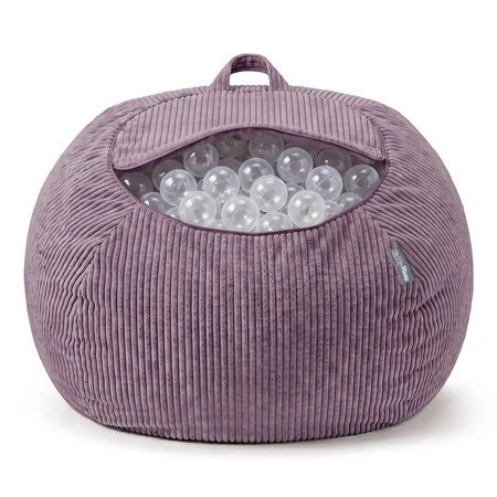 KiddyMoon fotel 2w1 worek na pluszaki
