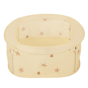 Kojec rozkładany NK-200X z piłeczkami 7cm Zabawka kojec, jasny beż: pastelowy beż-biały-perła
