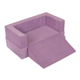 KiddyMoon SBMP-K-900 Mebel piankowy, fioletowy: pastelowy beż-pastelowy żółty-biały-mięta-pudrowy róż