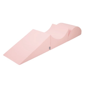 KiddyMoon Piankowy plac zabaw PPZP-OK30D-114 z piłeczkami Zabawka plac zabaw, różowy: babyblue-pudrowy róż-perła