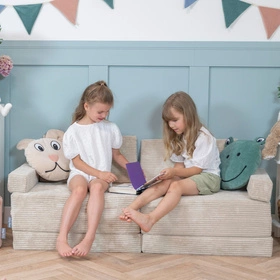 KiddyMoon Fotel KFM-700 Mebel piankowy, beżowy