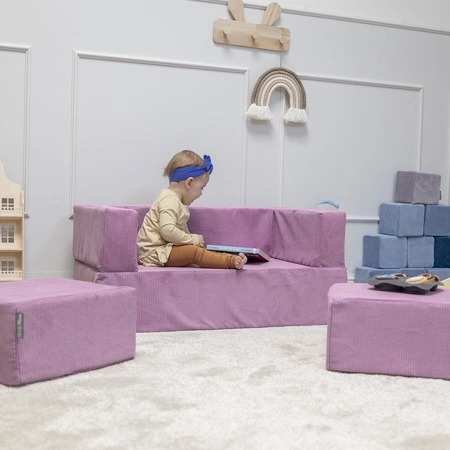 KiddyMoon SBM-K-900 Mebel piankowy, fioletowy