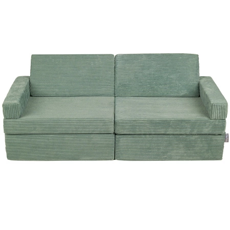 KiddyMoon Kanapa KKM-1400 Mebel piankowy, zielony