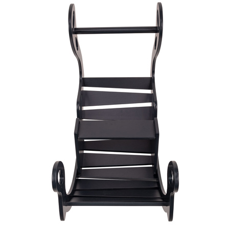 KiddyMoon Bujak dla dzieci WR-001 Zabawka na biegunach, black