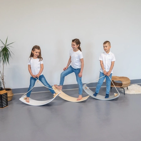 KiddyMoon Deska balansująca BB-004 Zabawka sportowa, natural