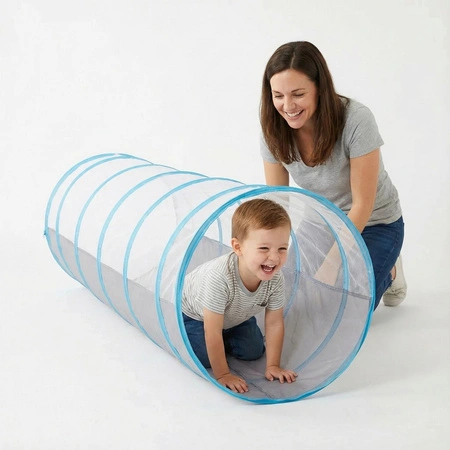 Tunel TT-100X Zabawka tunel, szaro-niebieski