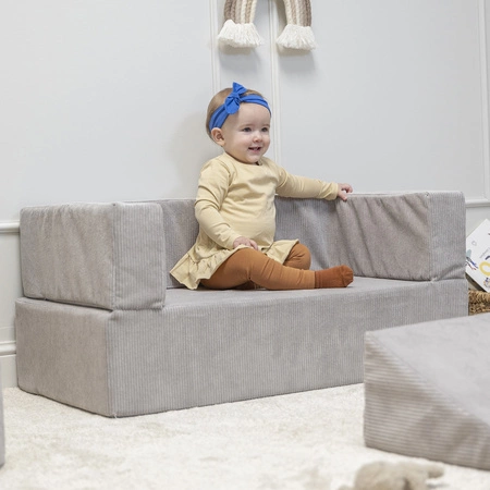 KiddyMoon SBM-900 Mebel piankowy, jasnoszary