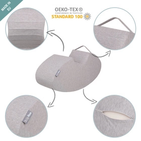 KiddyMoon Piankowy skoczek Bean Zabawka bujak, różowy