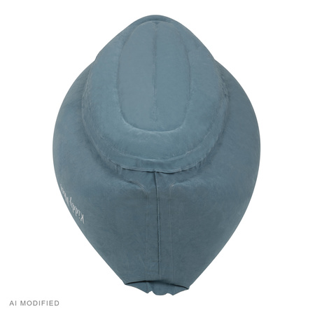 KiddyMoon IP-001 Dmuchana łódka Zabawka sensoryczna, niebieski