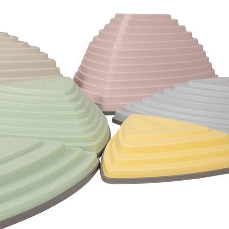 KiddyMoon Kamienie balansujące RS-001 Zabawka sportowa, multicolor