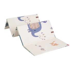 KiddyMoon FM-001 Zabawka mata, mountains/elephant