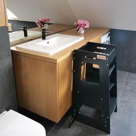 KiddyMoon ST-003 Mebel kitchen helper, natural new