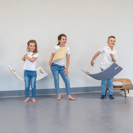 KiddyMoon Deska balansująca BB-004 Zabawka sportowa, natural