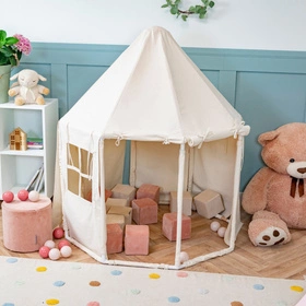 KiddyMoon Namiot dla dzieci NK-002 Zabawka namiot dla dzieci, natural