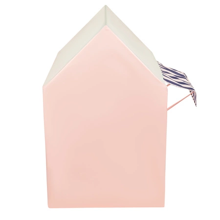 Domek do zabawy PH-300X z piłeczkami 6cm Zabawka namiot dla dzieci, różowo-miętowy: pudrowy róż-mięta