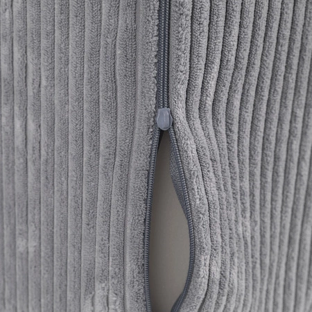 KiddyMoon FOTEL z poduszką KFMP-700 Mebel piankowy, ciemnoszary